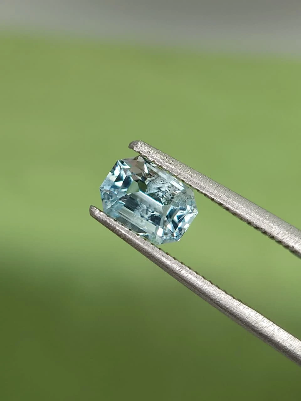 0.8ct Natural Aquamarine Loose Gemstone from Skardu Pakistan — view 3